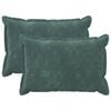 vidaXL Funda de almohada 2 pcs HOUTEN Azul mar 30 x 50 cm