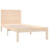 vidaXL Estructura de cama madera maciza 75x190 cm