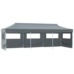 vidaXL Carpa de fiestas pop-up plegable con 5 paredes 870x291x315 cm