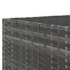 vidaXL Set de muebles de jardín 6 pzas y cojines ratán sintético gris