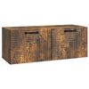 vidaXL Mueble para TV de pared Roble Ahumado 78,5 x 31 x 30 cm