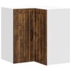 vidaXL Mueble de cocina esquina pared Lucca roble ahumado