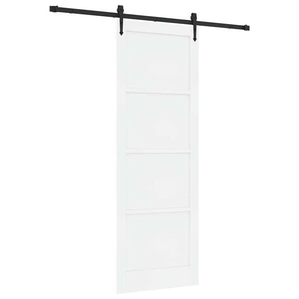 vidaXL Puerta Corredera ORKDAL y Negro 83 x 232 cm