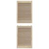 vidaXL Puerta de Armario con puerta 4 pcs Natural 140.5 x 2 x 59.5 cm