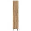 vidaXL Aparador alto 2 pcs Roble artesanal Madera de ingenier&iacute;a