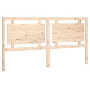 vidaXL Cabecero de cama madera maciza de pino 185,5x4x100 cm