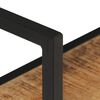 vidaXL Estantería de pared de madera de mango rugosa 60x20x85 cm