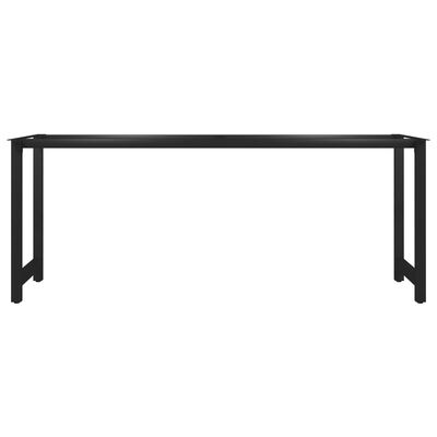 vidaXL Estructura de mesa de comedor en forma de H 180x80x72 cm