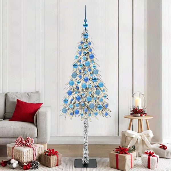 vidaXL Árbol de Navidad con 300 LED con soporte 180 cm PE y Acero
