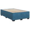 vidaXL Cama box spring con colch&oacute;n terciopelo azul 120x190 cm
