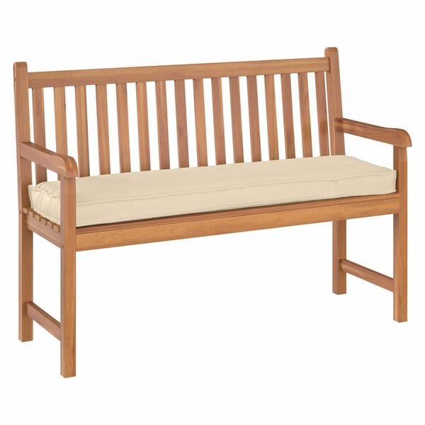 vidaXL Coj&iacute;n Beige 140 x 40 x 8 cm Tela Oxford