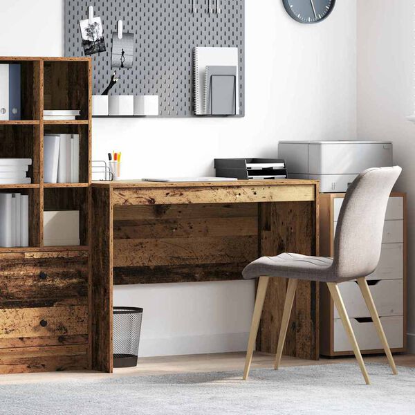vidaXL Escritorio Madera envejecida 100 x 50 x 76 cm