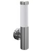vidaXL L&aacute;mpara de pared RVS para interior y exterior impermeable