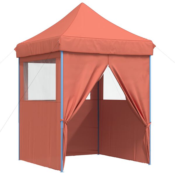 vidaXL Carpa de Fiesta Terracota 200 x 200 x 306 cm Tela Oxford