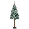 vidaXL &Aacute;rbol de Navidad Delgado con 300 LED con soporte Verde 180 cm