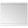 vidaXL Espejo de pared vidrio 80x60 cm