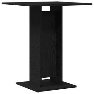 vidaXL Mesa de bistr&oacute; de roble negro de 60x60x75 cm