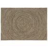 vidaXL Alfombras de &aacute;rea Natural y negro 140 x 200 cm yute