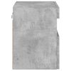 vidaXL Muebles TV de pared luces LED 2 uds gris hormig&oacute;n 40x30x40 cm