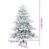vidaXL Árbol de Navidad artificial con ramas articuladas 150 cm PVC