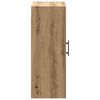 vidaXL Armario de pared madera ingeniería marrón roble 69,5x34x90 cm