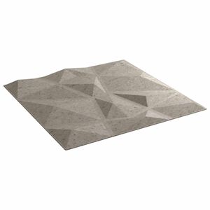 vidaXL Paneles de pared 24 pcs Gris Concreto 50 x 50 cm Espuma XPS