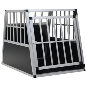 vidaXL Jaula de perro con puerta &uacute;nica 65x91x69,5 cm