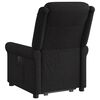 vidaXL Sill&oacute;n reclinable elevable tela negro
