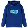 Sudadera infantil con capucha azul marino 92