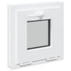 vidaXL Color interno de ventana de s&oacute;tano blanco RISOR 40 x 40 cm