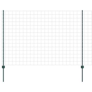 vidaXL Valla con Poste Verde