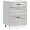 vidaXL Mueble bajo de cocina Kalmar gris sonoma madera de ingenier&iacute;a