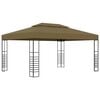 vidaXL Cenador gris taupe 3x4 m 180 g/m&sup2;
