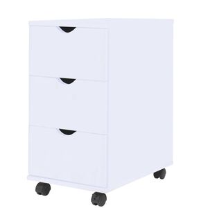 vidaXL Mueble de cajones blanco 33x45x60 cm