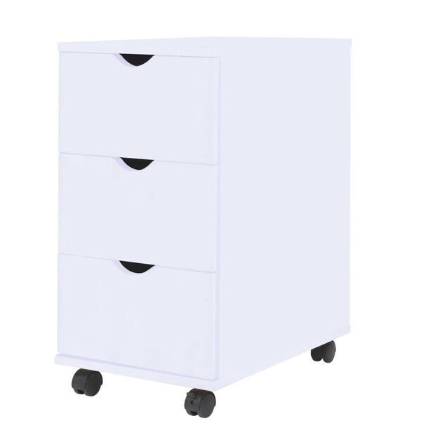 vidaXL Mueble de cajones blanco 33x45x60 cm