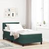 vidaXL Cama tipo Box Spring Verde oscuro 90 x 190 cm Terciopelo