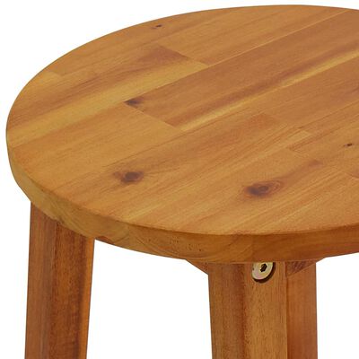 vidaXL Set de mesa y sillas de bar 5 piezas madera maciza de acacia