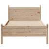 vidaXL Estructura de cama sin colch&oacute;n madera maciza de pino 90x200 cm