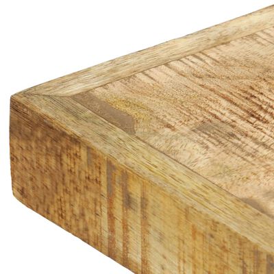 vidaXL Mesa de comedor madera maciza de mango en bruto 120x60x75 cm
