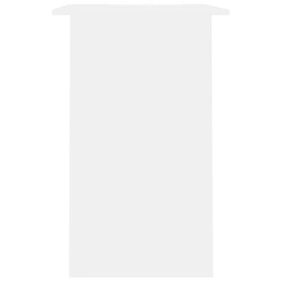 vidaXL Escritorio de madera contrachapada blanco 90x50x74 cm