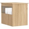 vidaXL Jaula para perros madera de ingenier&iacute;a roble Sonoma 55x75x65 cm