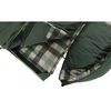 Outwell Saco de dormir doble Camper Lux cremallera izquierda verde