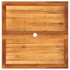vidaXL Mesa de jard&iacute;n rat&aacute;n sint&eacute;tico madera acacia gris 80x80x75 cm