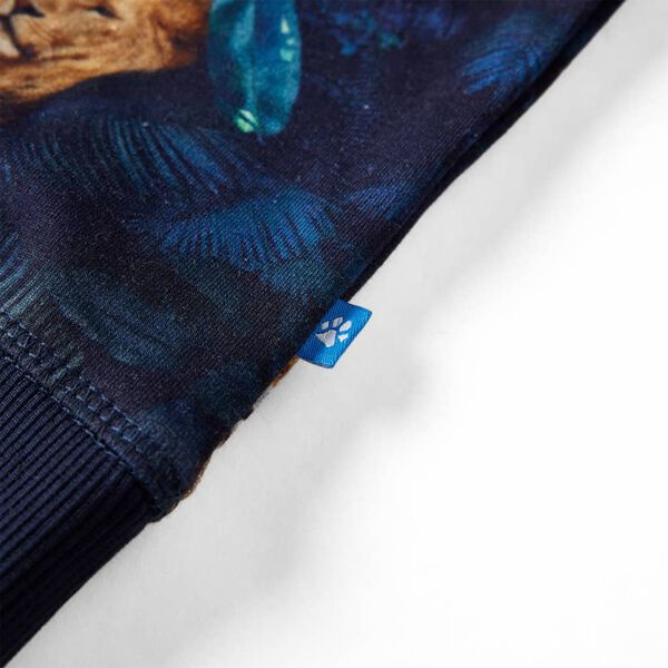 Sudadera infantil azul marino 116