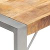 vidaXL Mesa de comedor madera maciza de mango rugosa 160x80x75 cm