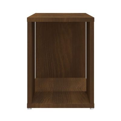 vidaXL Mueble de TV madera contrachapada marrón roble 60x24x32 cm