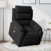 vidaXL Sillón de masaje reclinable elevable terciopelo negro
