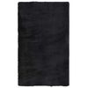 vidaXL Alfombra de pelo largo NAVARRA negra de 60x100 cm, poli&eacute;ster