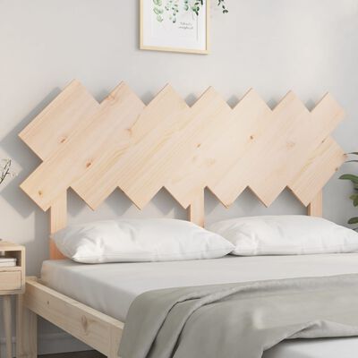 vidaXL Cabecero de cama madera maciza de pino 151,5x3x81 cm