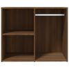 vidaXL Mueble vestidor madera contrachapada marr&oacute;n roble 80x40x65 cm